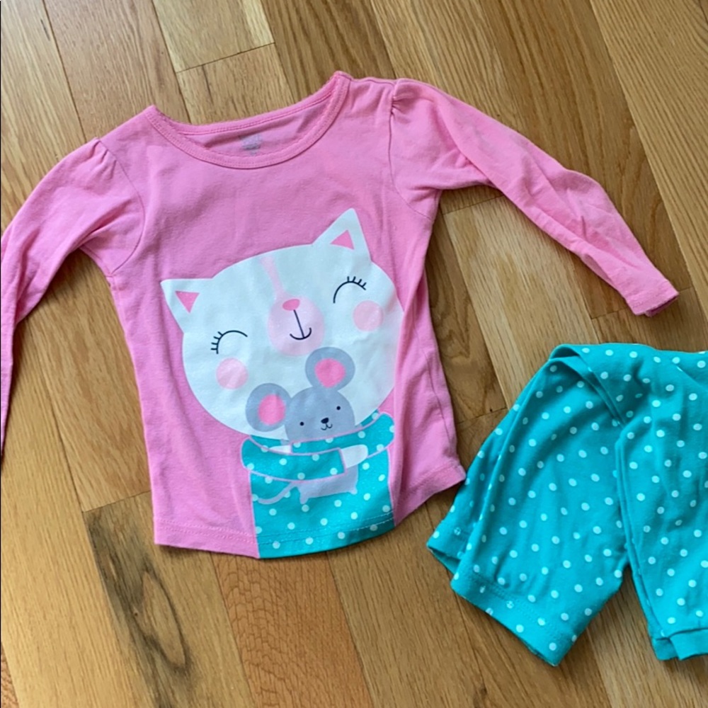 Carters 2T girls pajamas